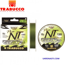 Шнур плетёный Trabucco Dyna-Tex Pro NT Ultra Thin размотка 100м зелёный